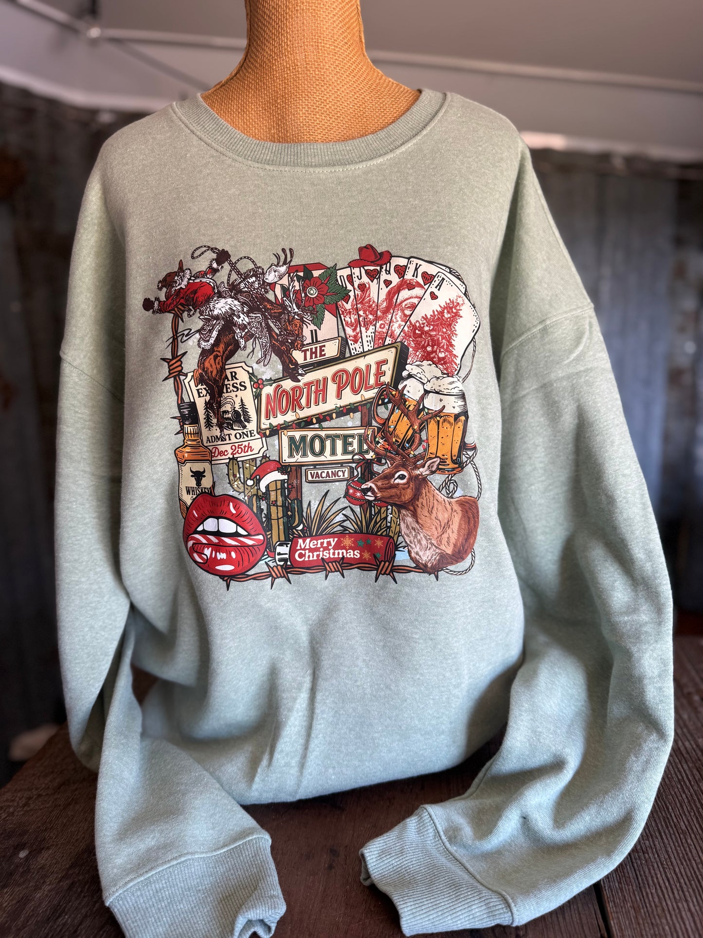 North Pole Christmas Sweatshirt