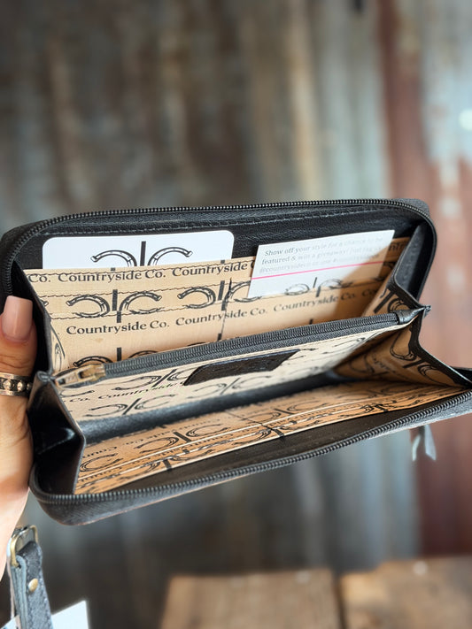 Checkered Wallet & Wristlet