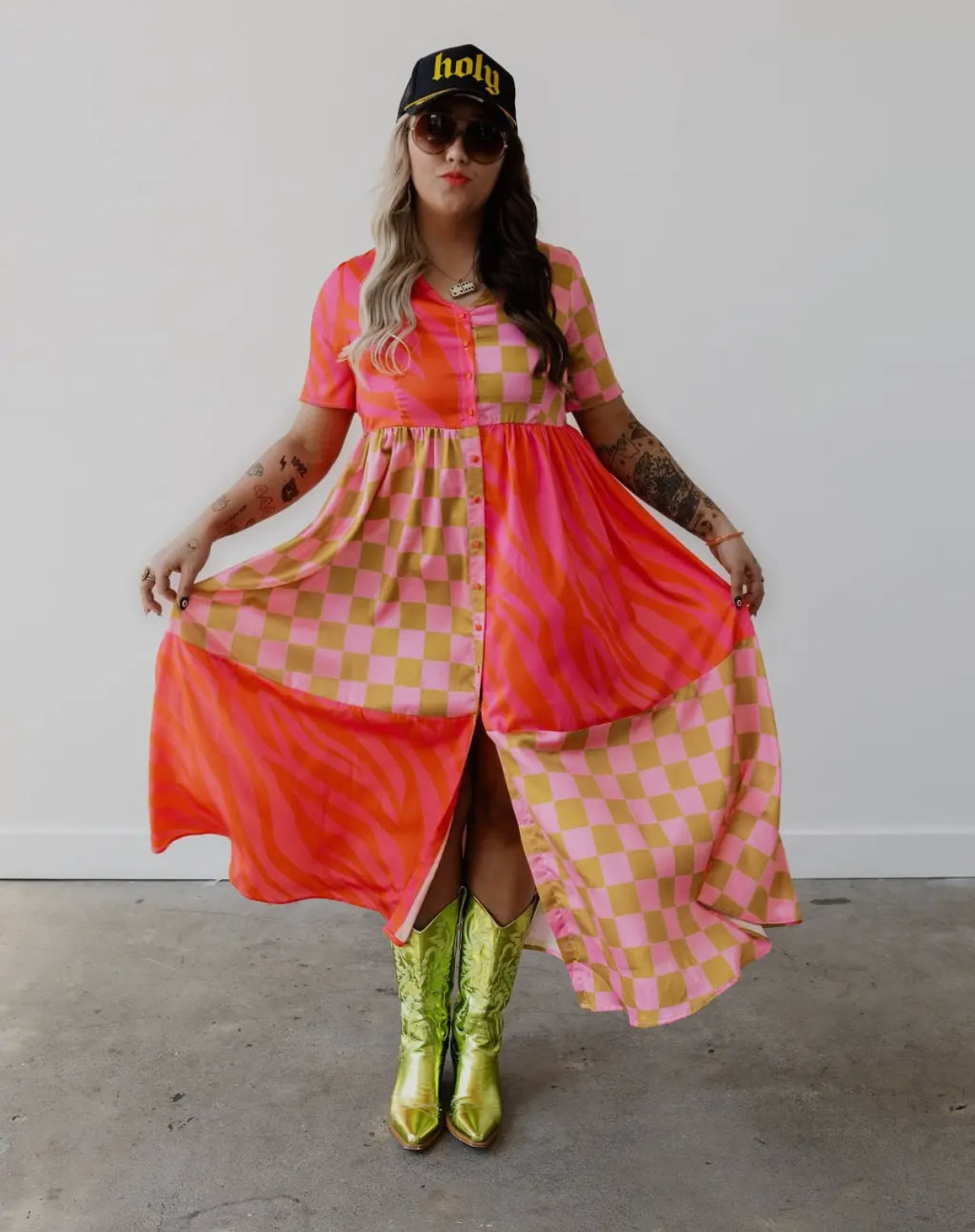 Checkered Dress