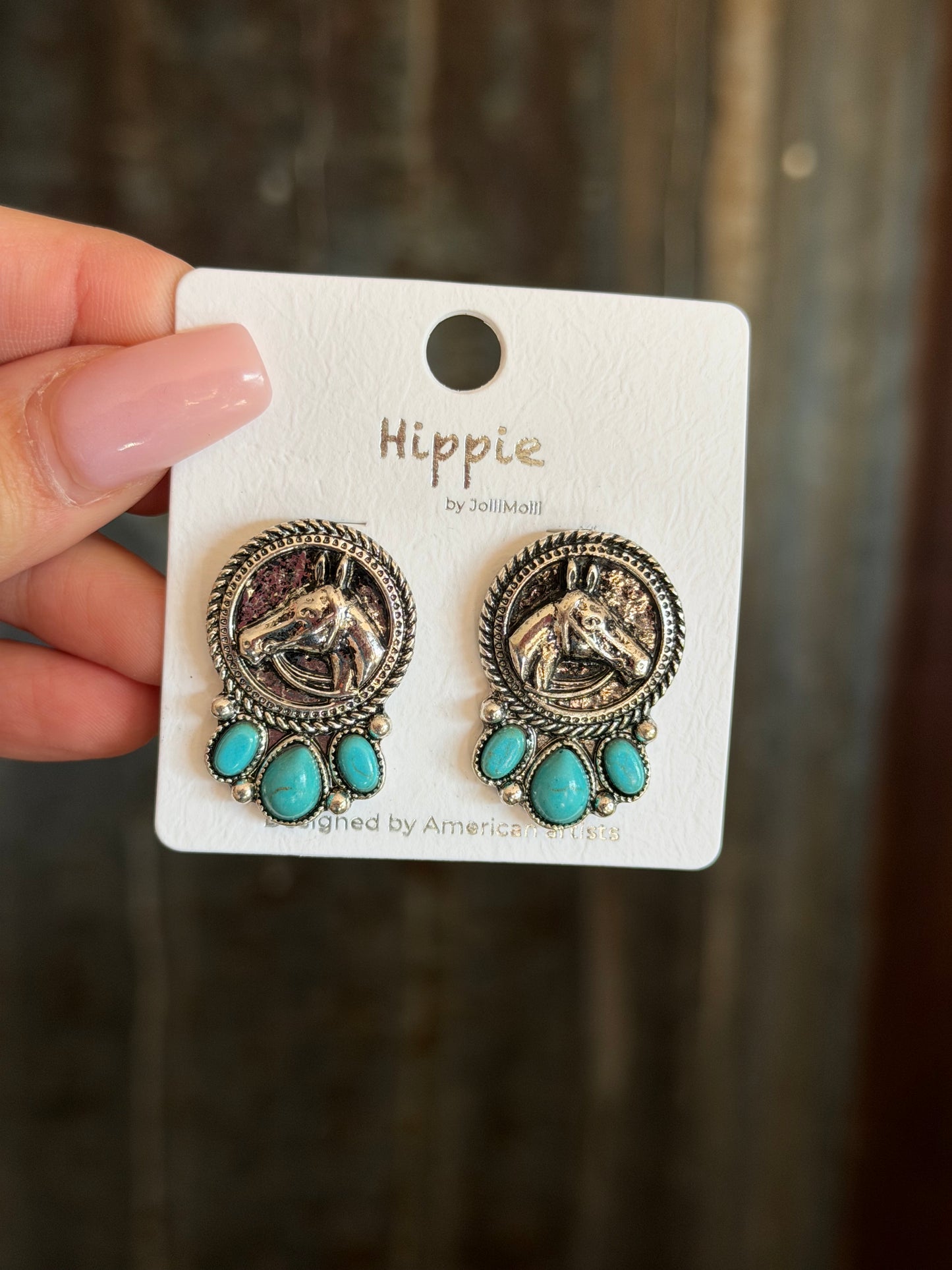 Horse Coin Earrings