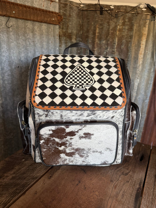 Checkered Spade Backpack