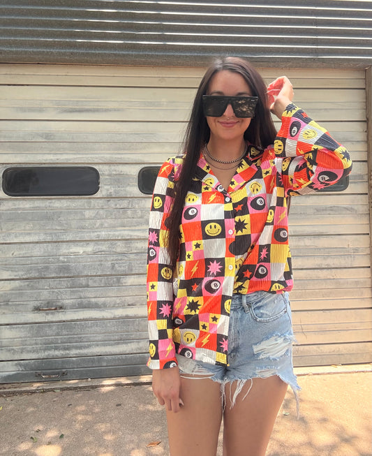 Iconic Checkered Top