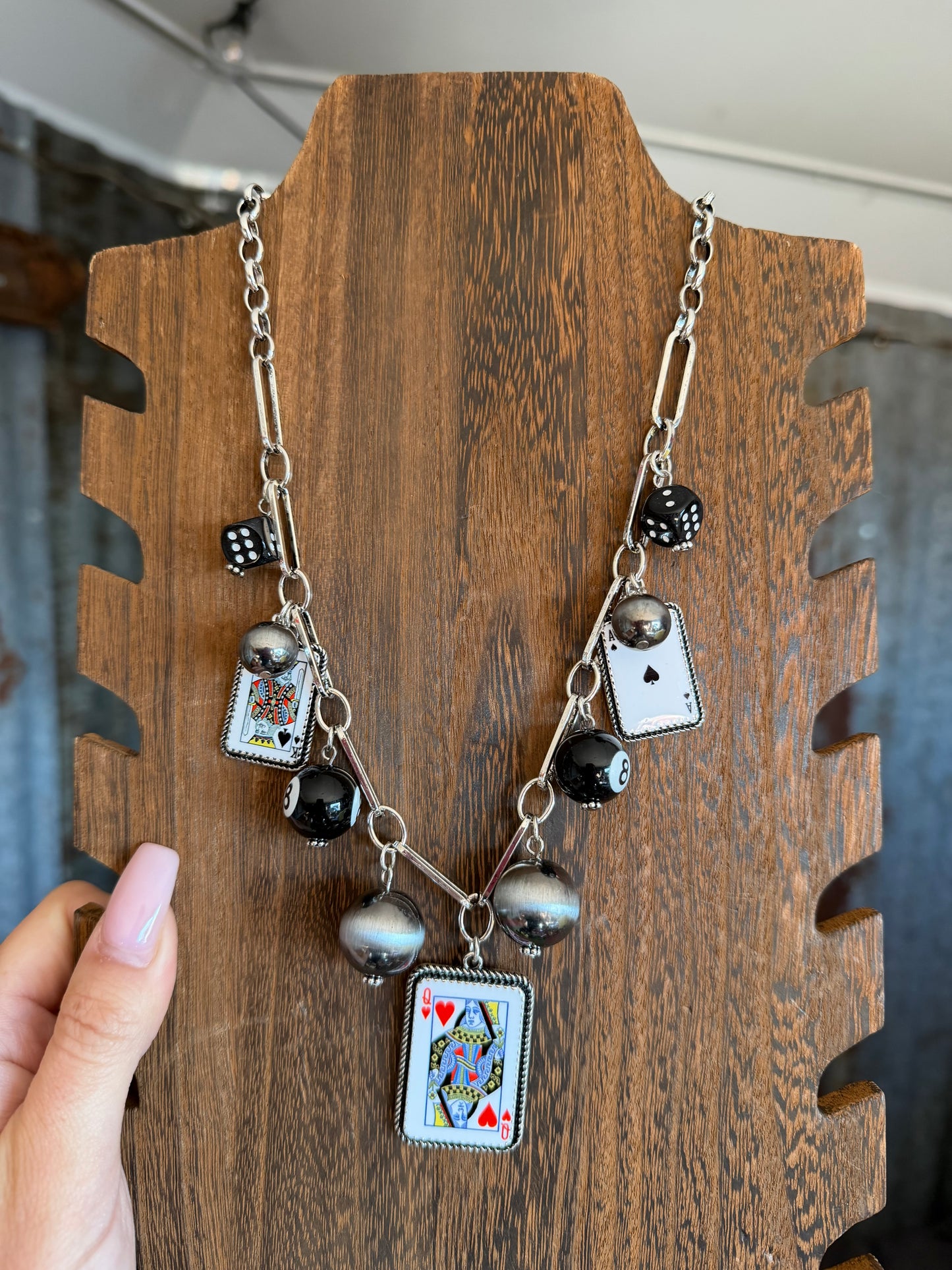 Queen of Hearts Charm Necklace