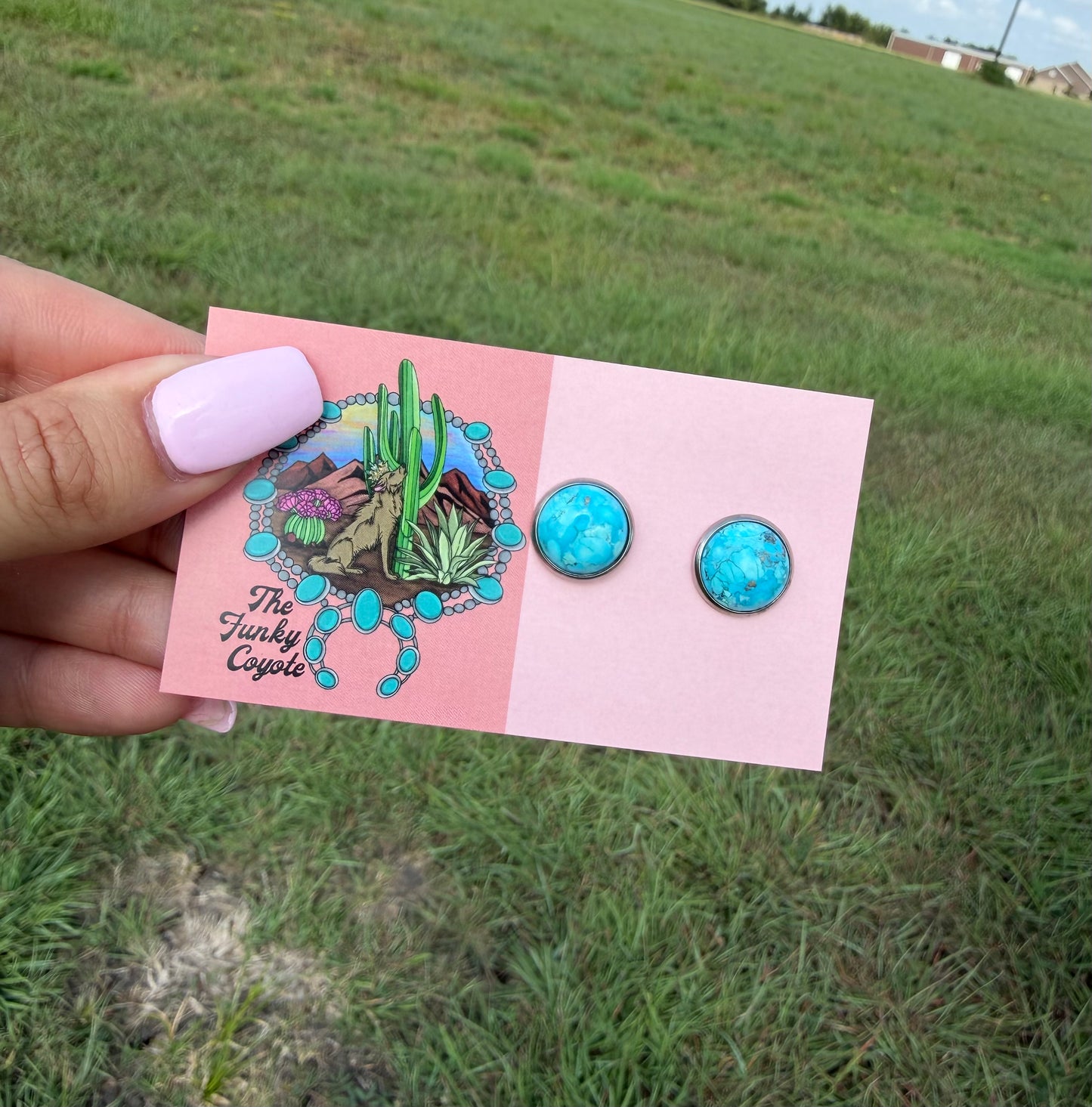 Turquoise Stud Earrings