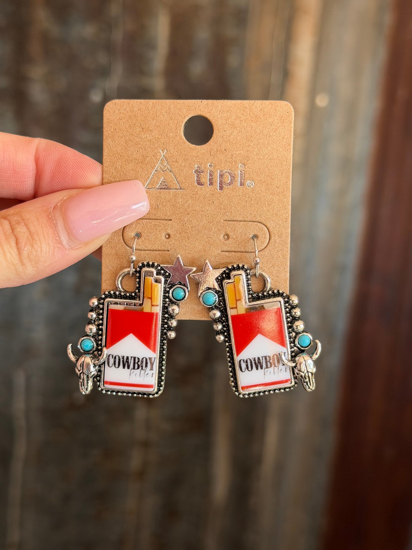 Cowboy Killer Earrings - Cigarette