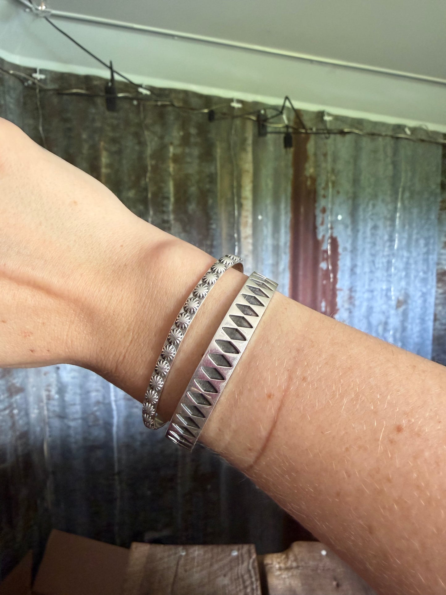 Spiny Cuff - Sterling