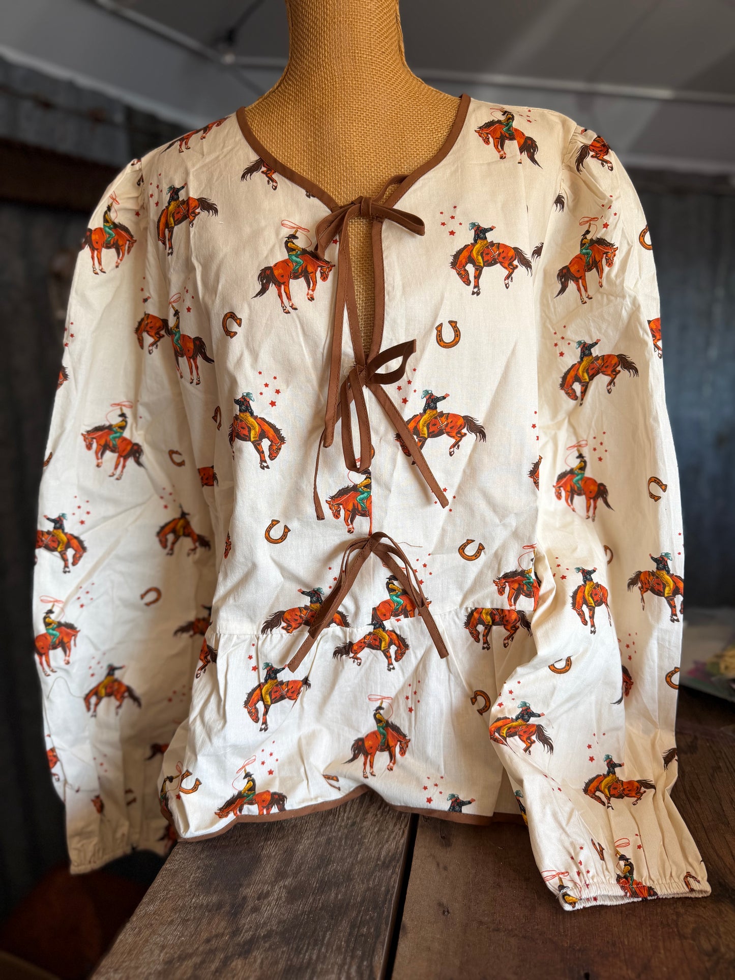 Cowboy Tie Long Sleeve
