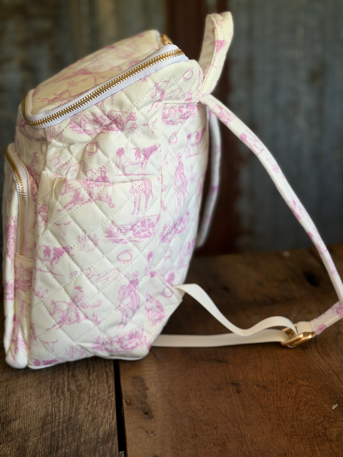 Quilted Western Backpack