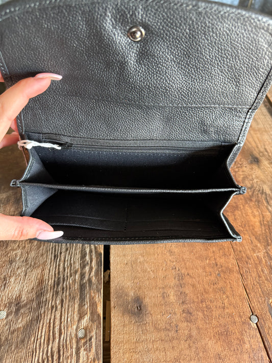 Cowhide Wallet - Black