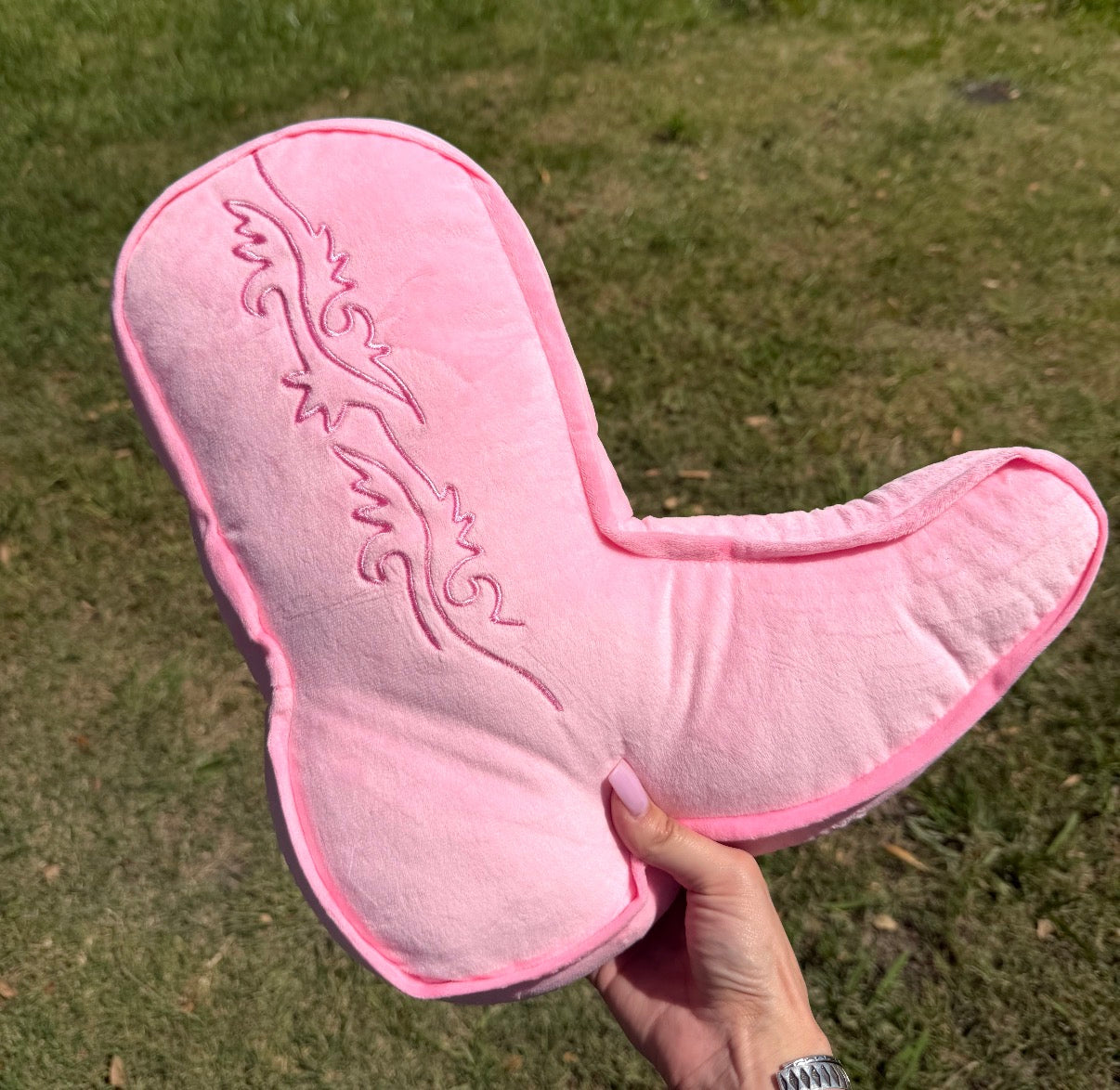 Boot Pillow - Pink