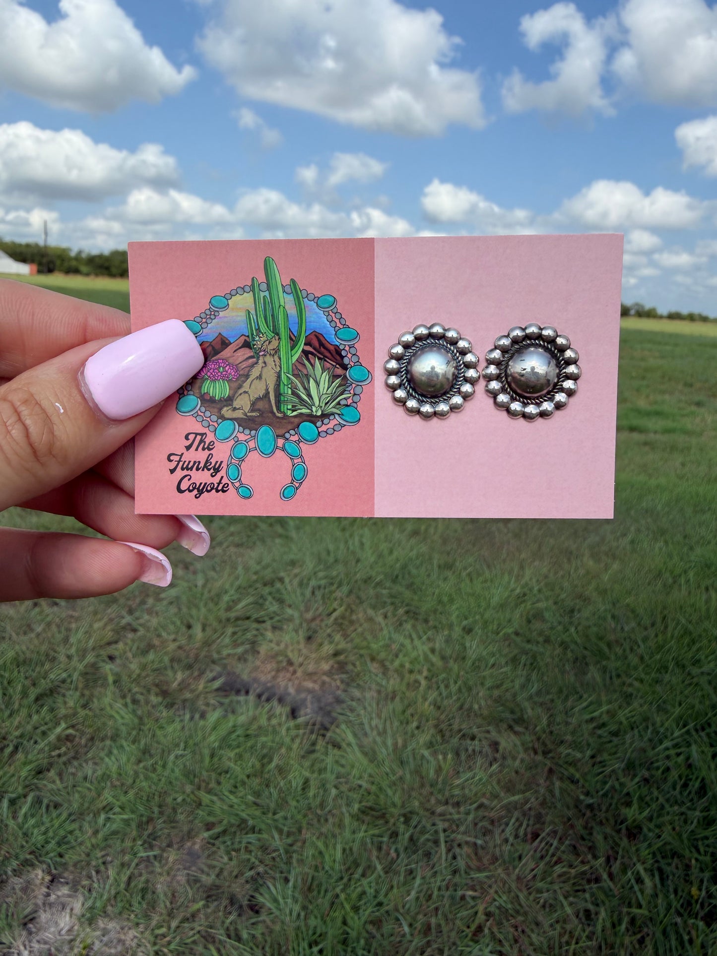 Silver Stud Earrings