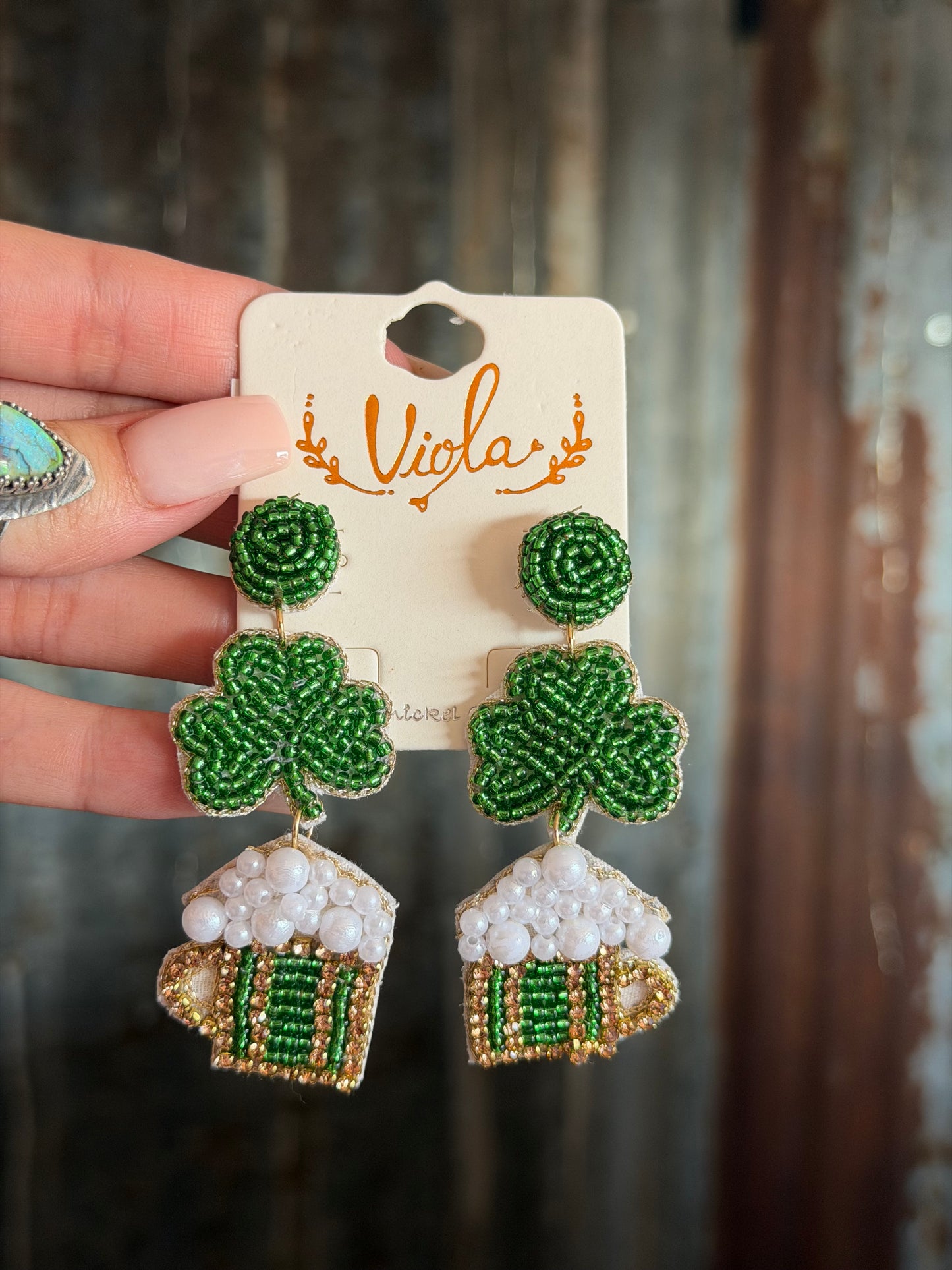 St. Patrick’s Day Earrings - Beer Mug