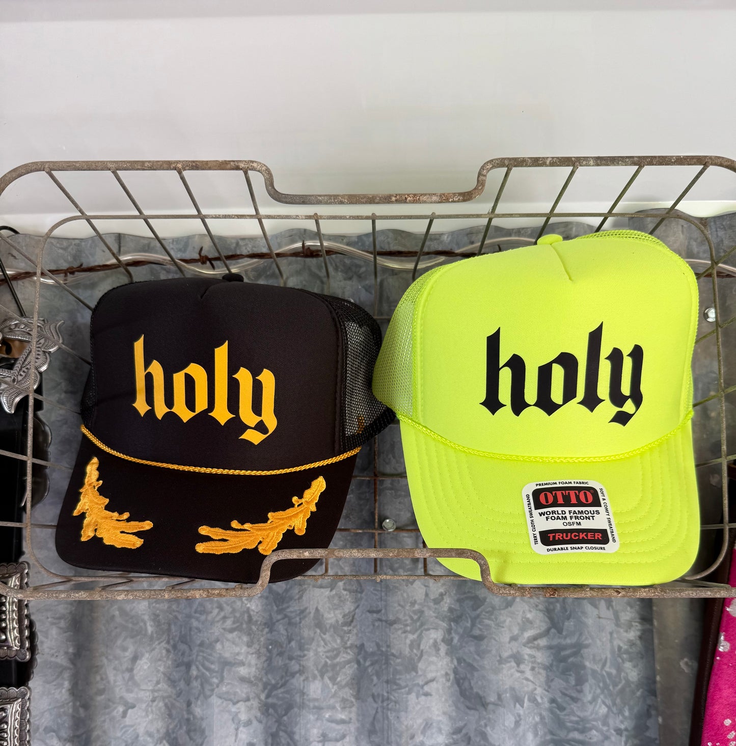 Holy Trucker Caps