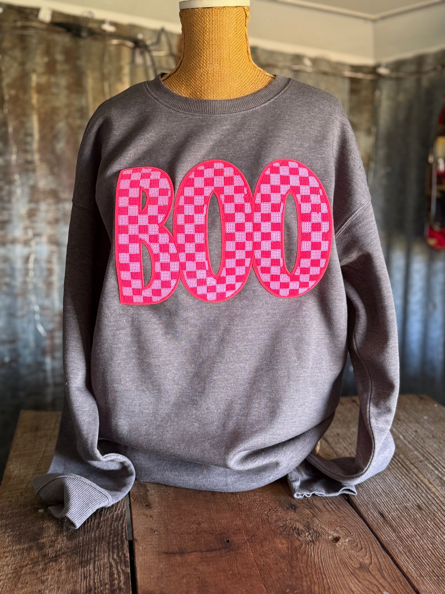 Boo Patch Sweatshirt