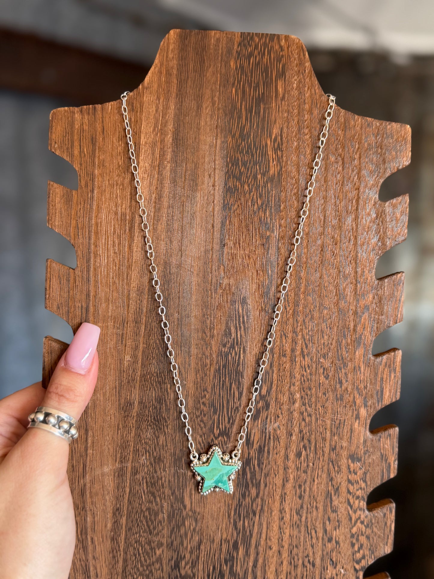 Authentic Turquoise Star Necklace