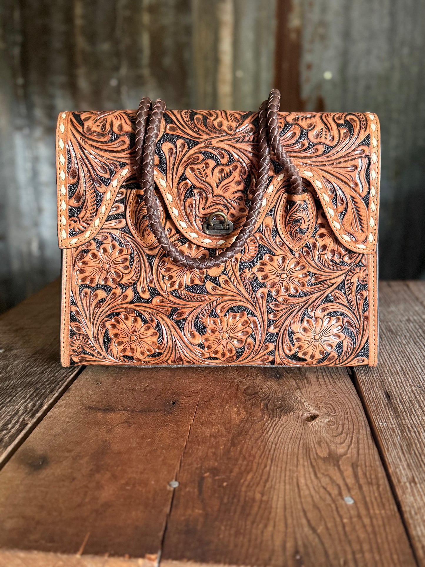 Tooled Tilly Purse or Crossbody