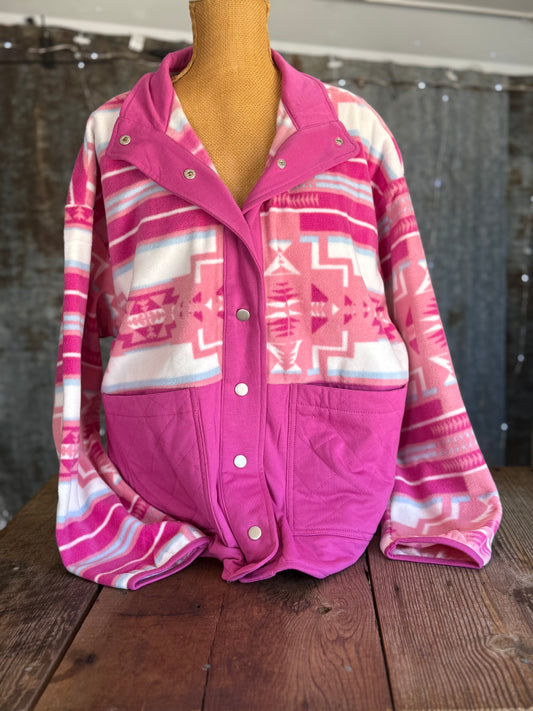Pink Aztec Jacket