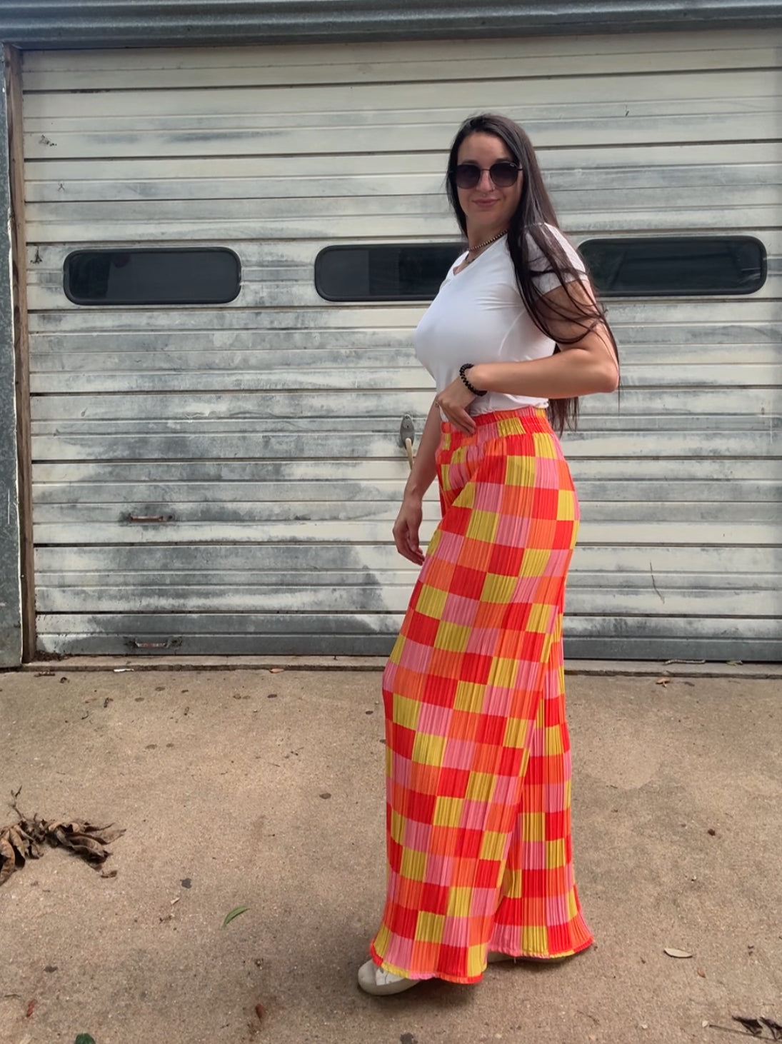 Checkered Pants
