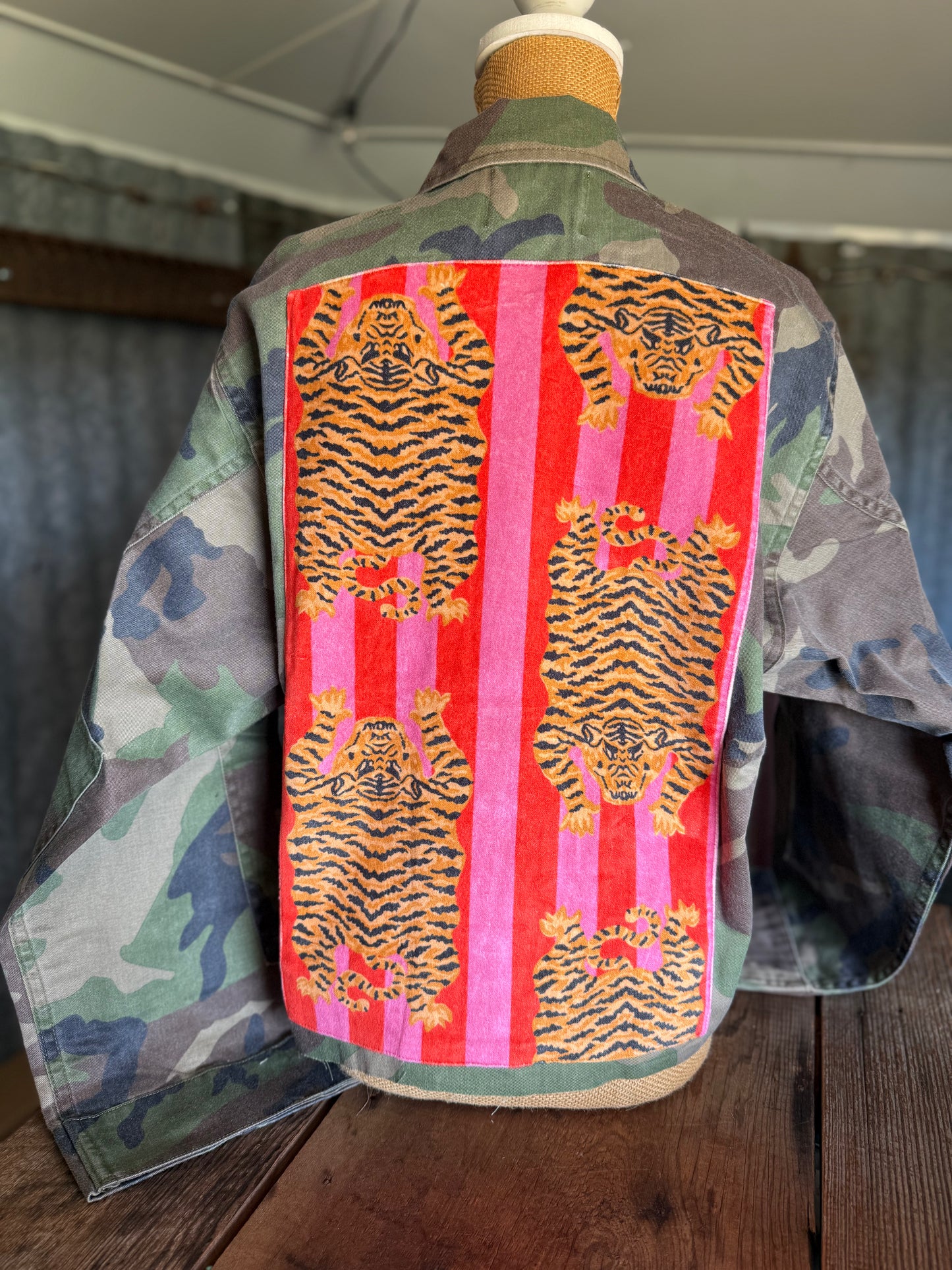 Denim Camo / Tiger Jacket