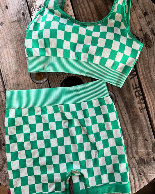 Checkered Set - Green