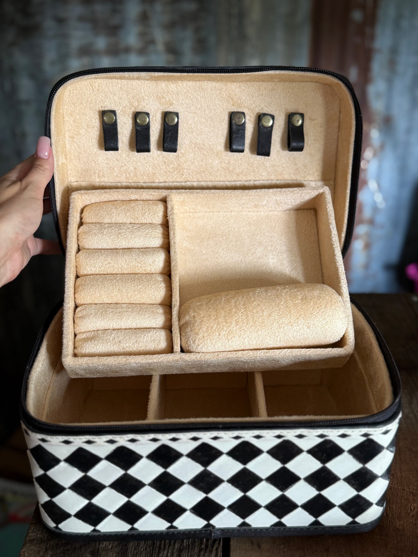 Large Jewelry Box - Checkered