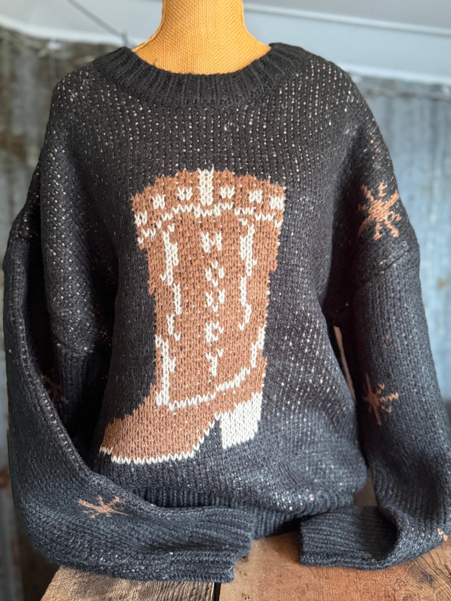 Howdy Sweater - Black
