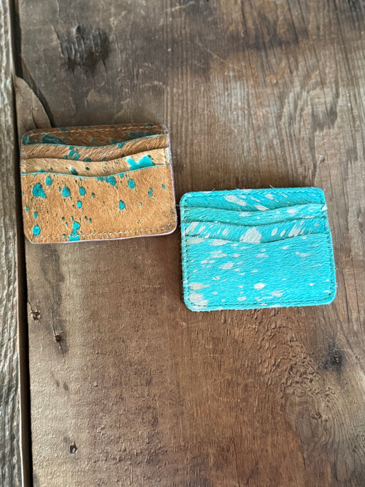 Cowhide Card Holders