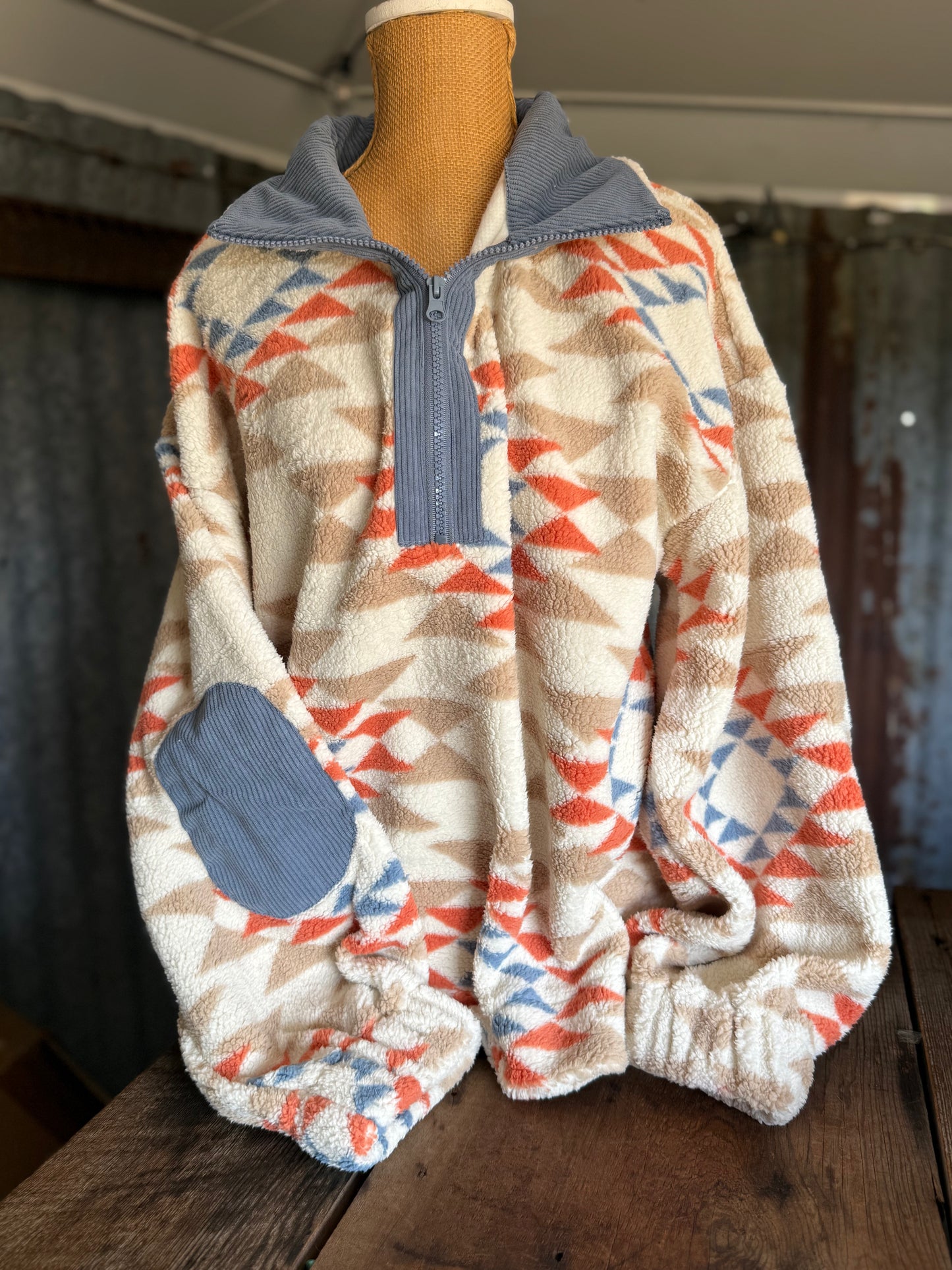 Fleece Sherpa Pullover