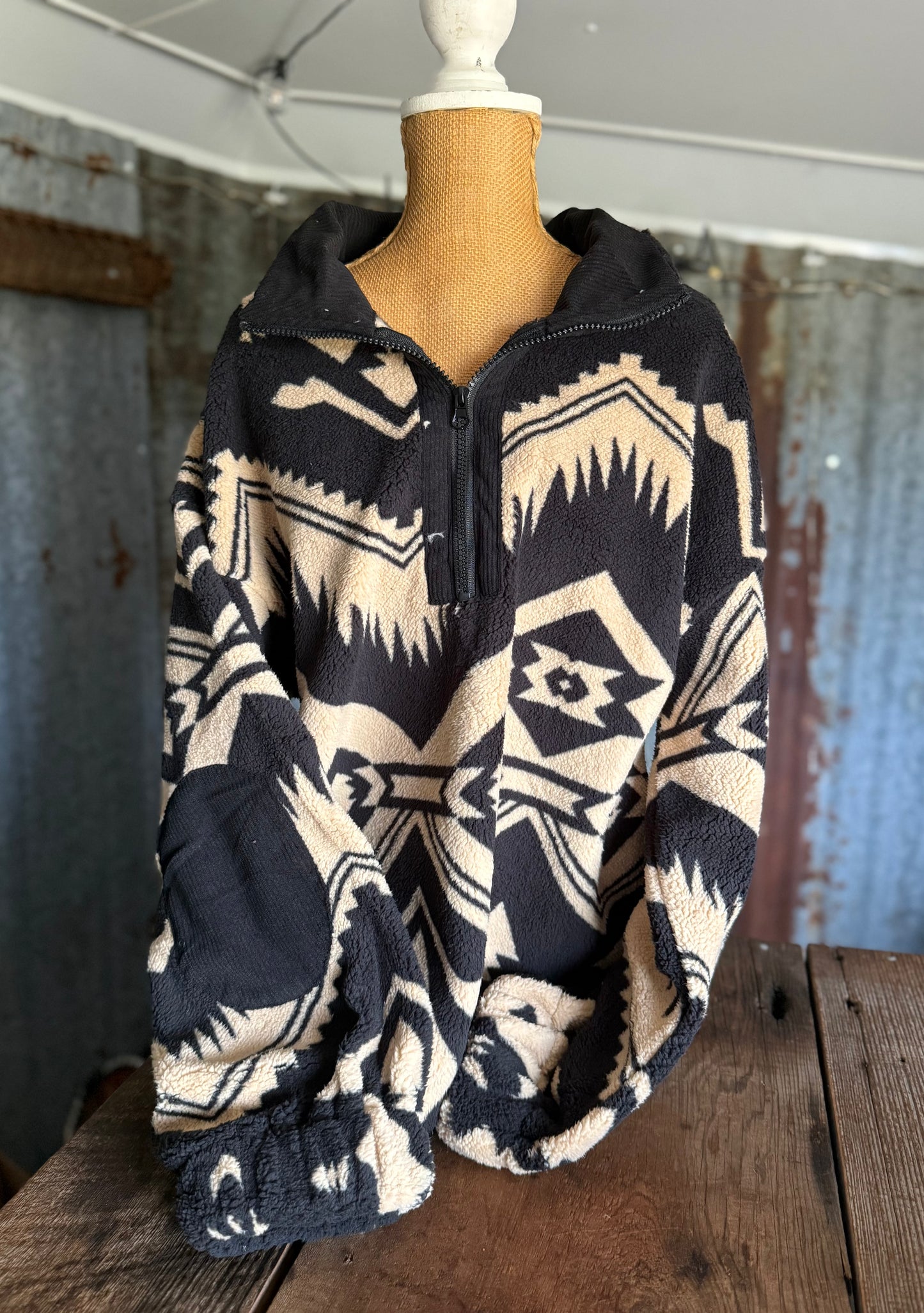 Fleece Sherpa Pullover