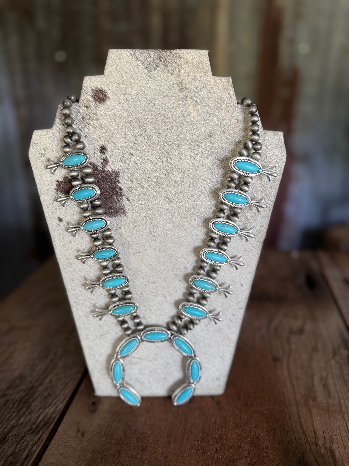 Turquoise Squash Necklace