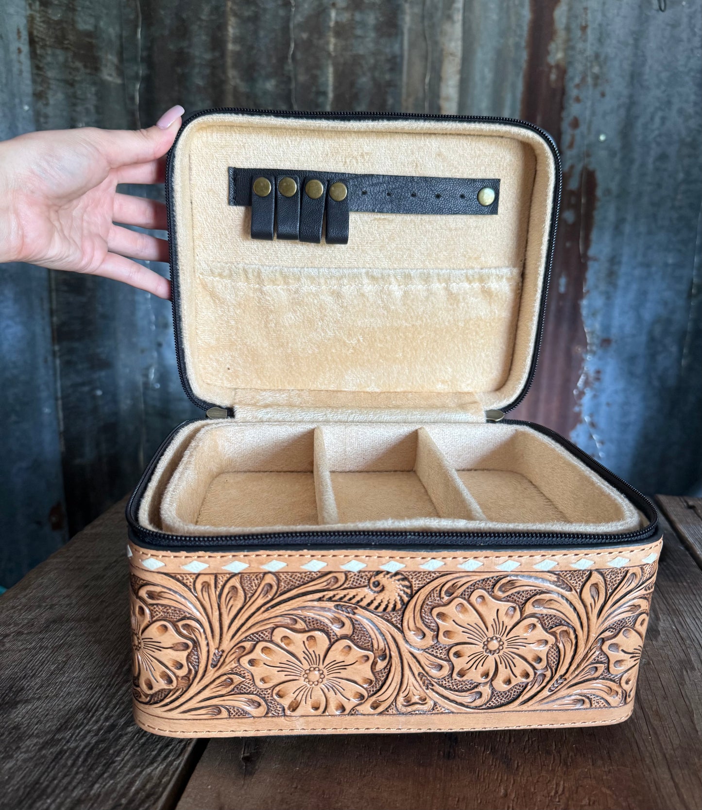 Tooled Jewelry Box