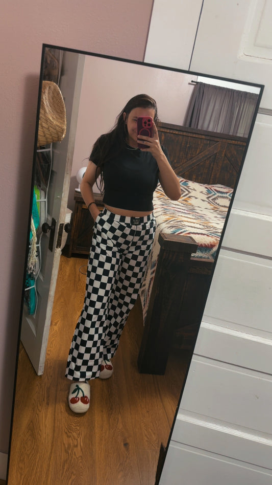 Checkered Pants