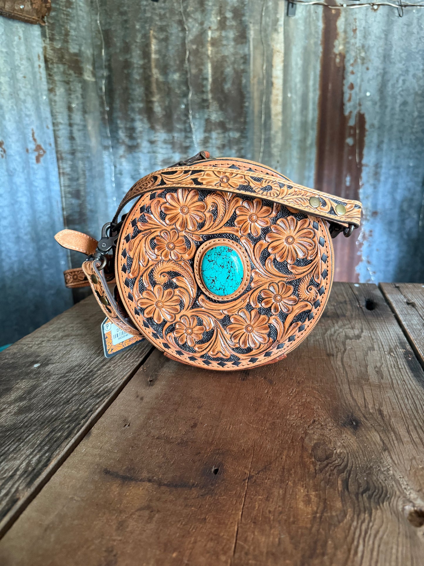 Canteen Crossbody - Turquoise