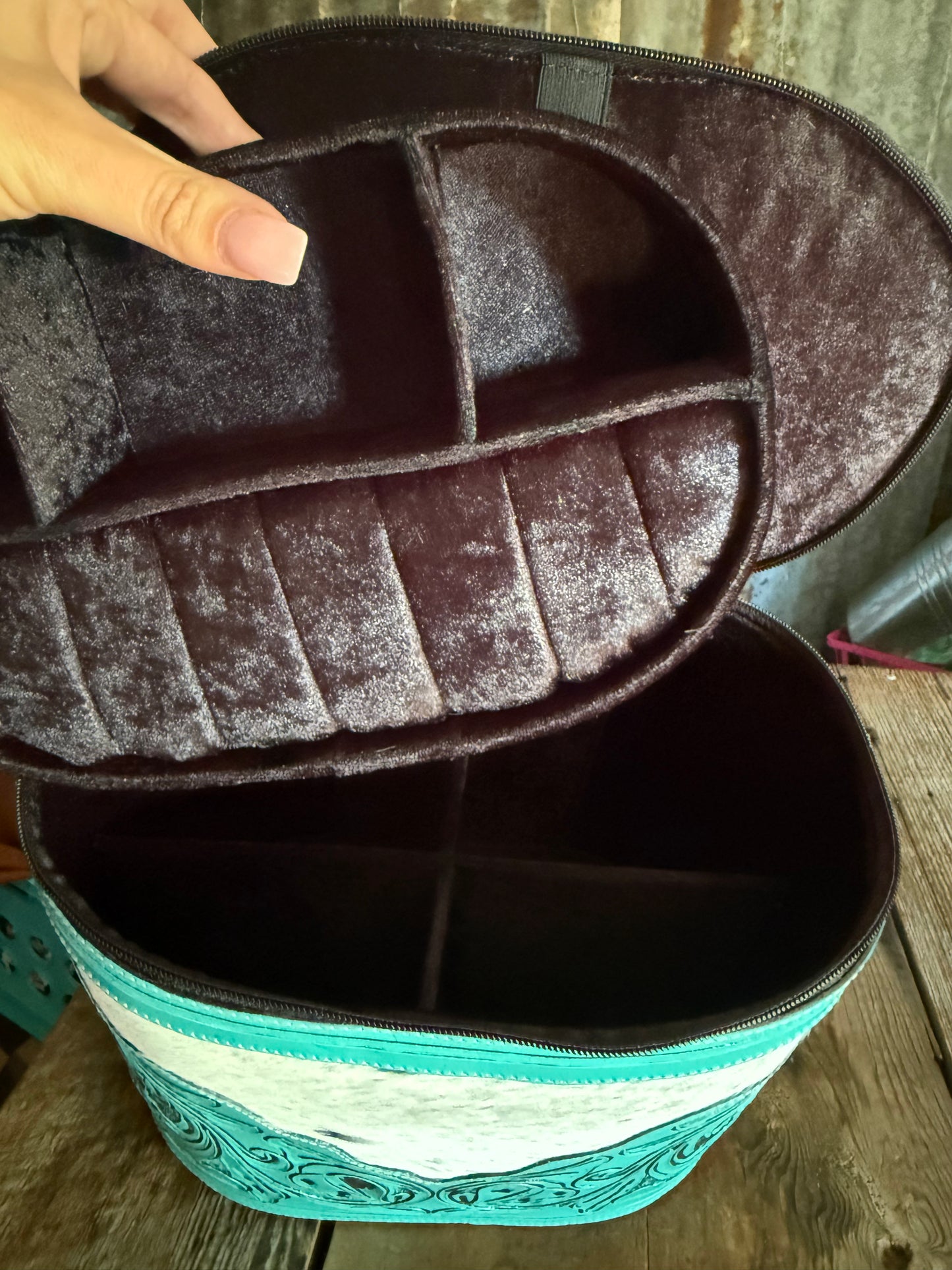 Large Jewelry Box - Turquoise