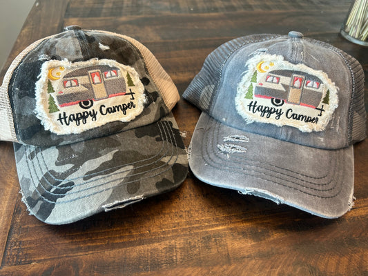 Happy Camper CC Ponytail Cap