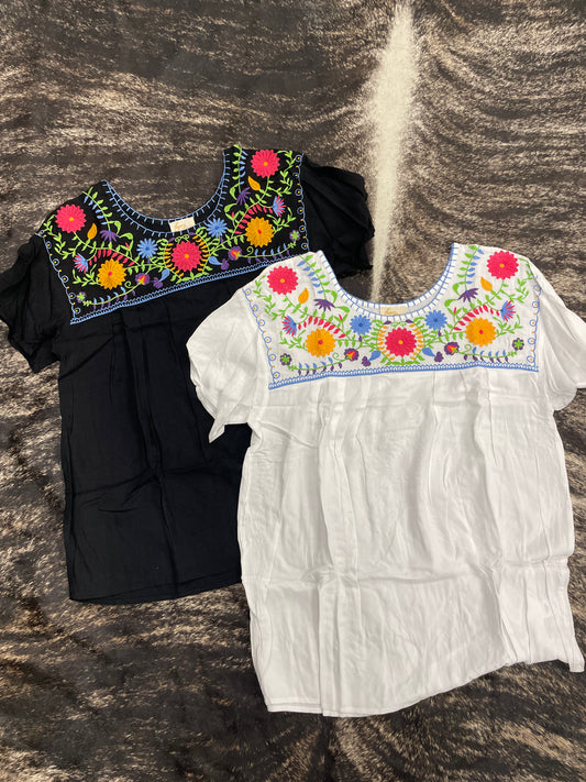 Fiesta Embroidered Top