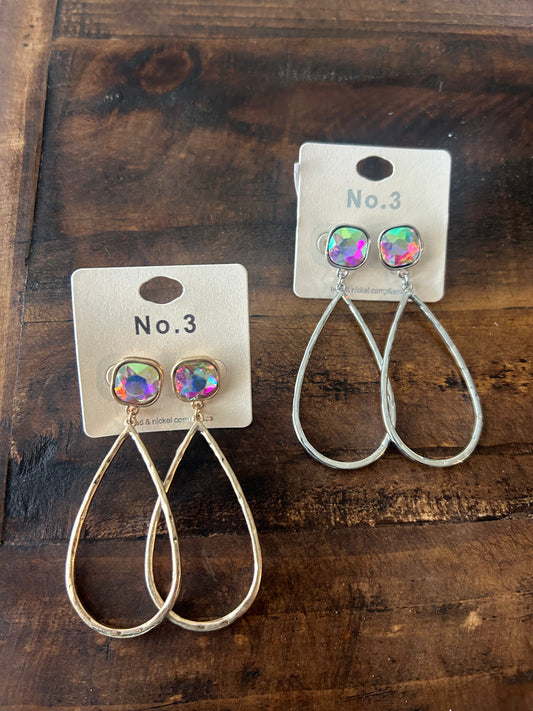 Diamond Teardrop Earrings