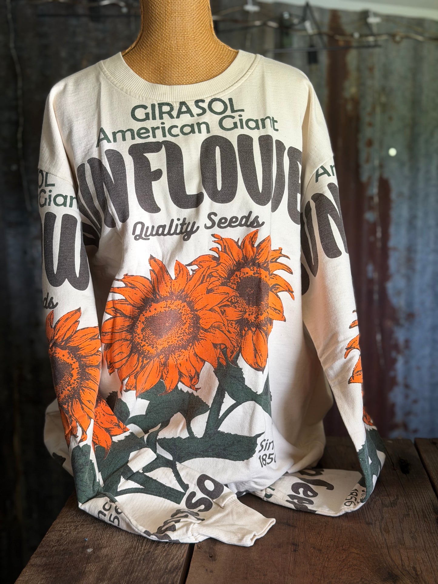 Vintage Feed Crewneck - Sunflower
