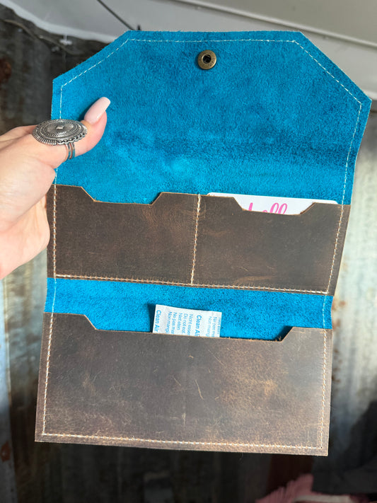 Hair on Hide Leather Wallets