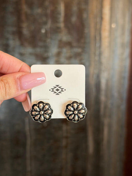 Small Concho Earrings