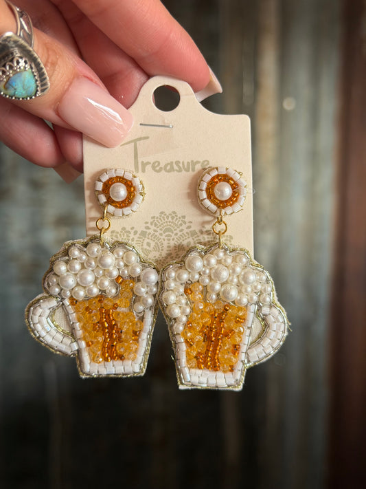 St. Patrick’s Day Earrings - Beer Mug