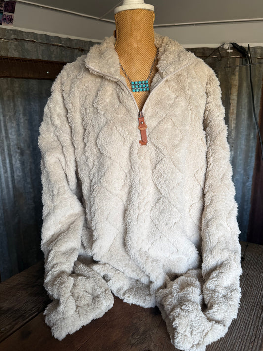 Sherpa Pullover - Oatmeal