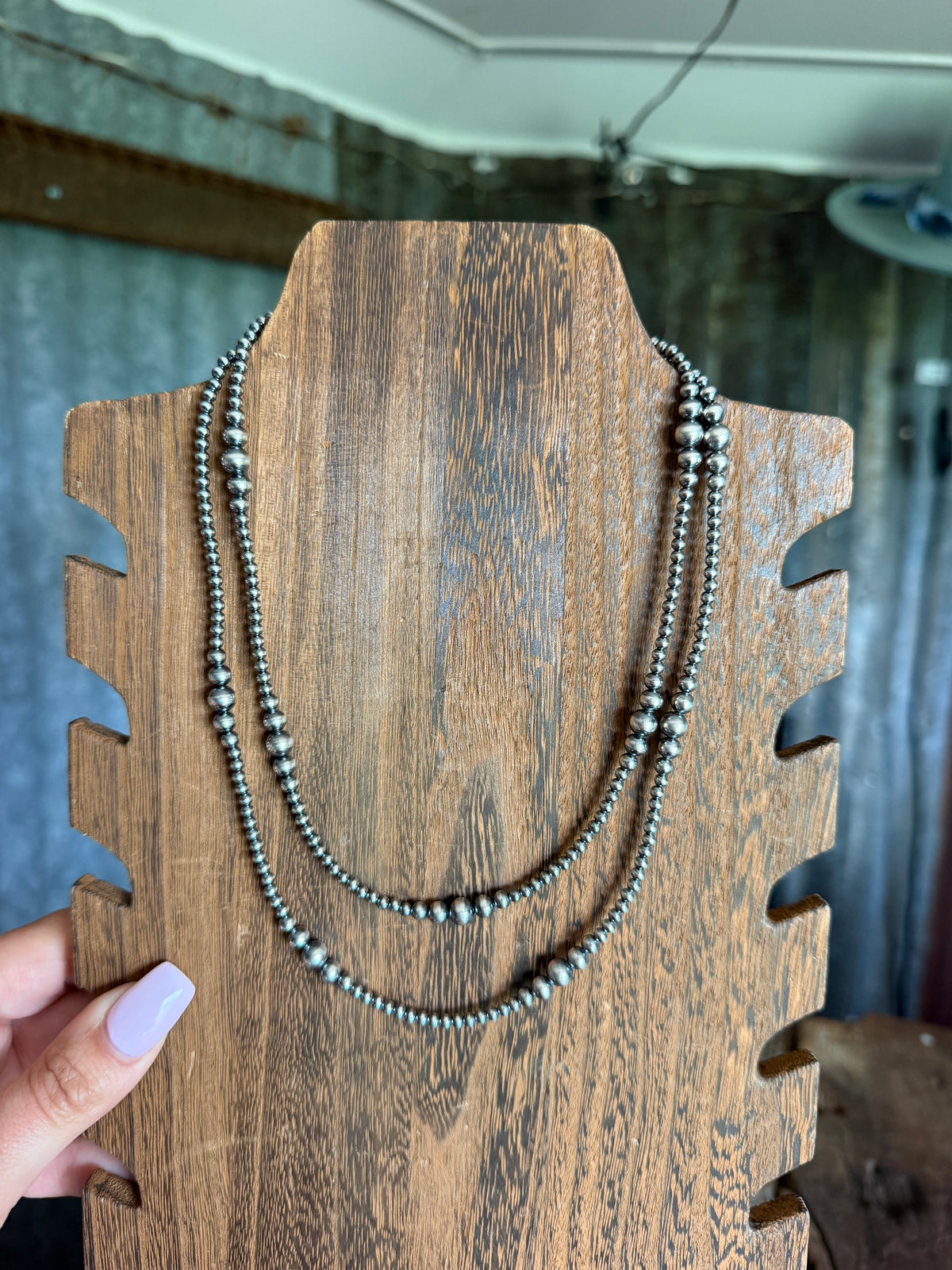 Authentic Graduated Navajo Pearl Necklace