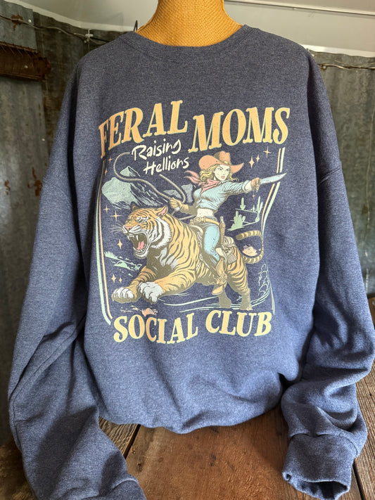 Feral Moms Social Club Sweatshirt - XL