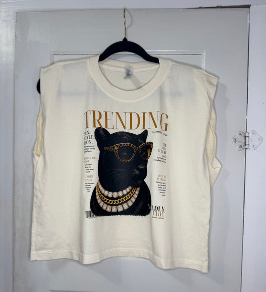 Trending Panther Tank - Cropped