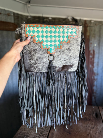 Checkered Crossbody