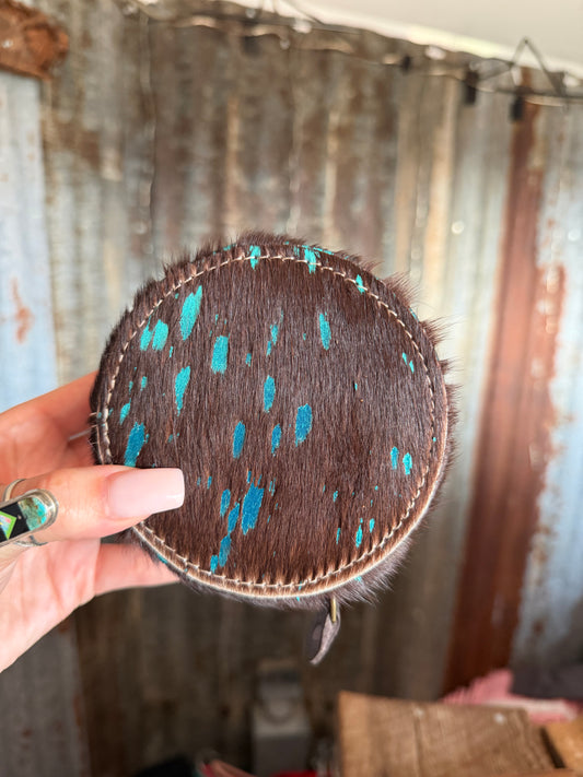 Mini Cowhide Jewelry Case