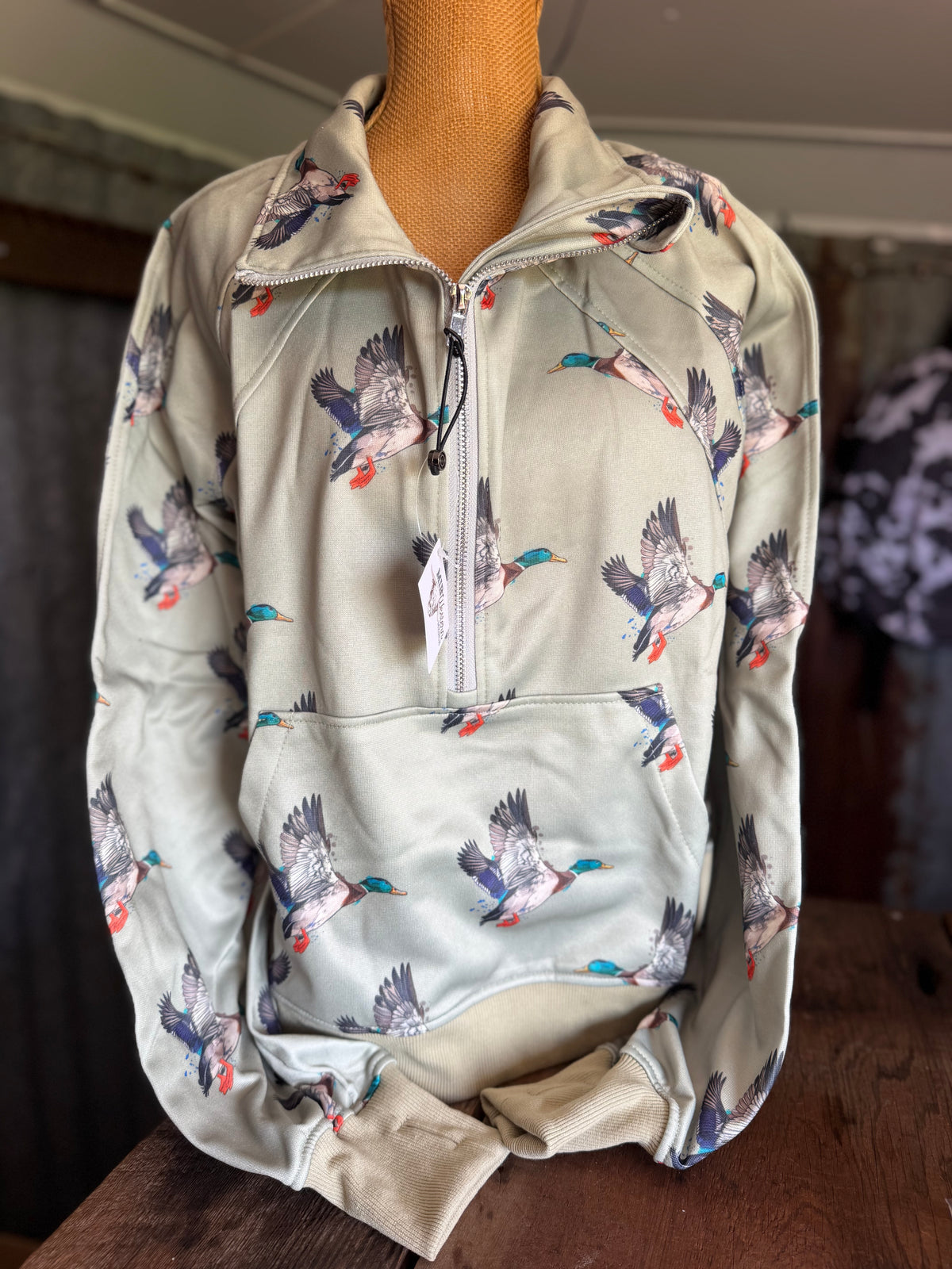 Scuba Style Mallard Duck Pullover