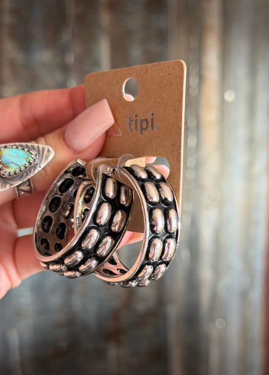 Hoop Earrings - Small Ovals