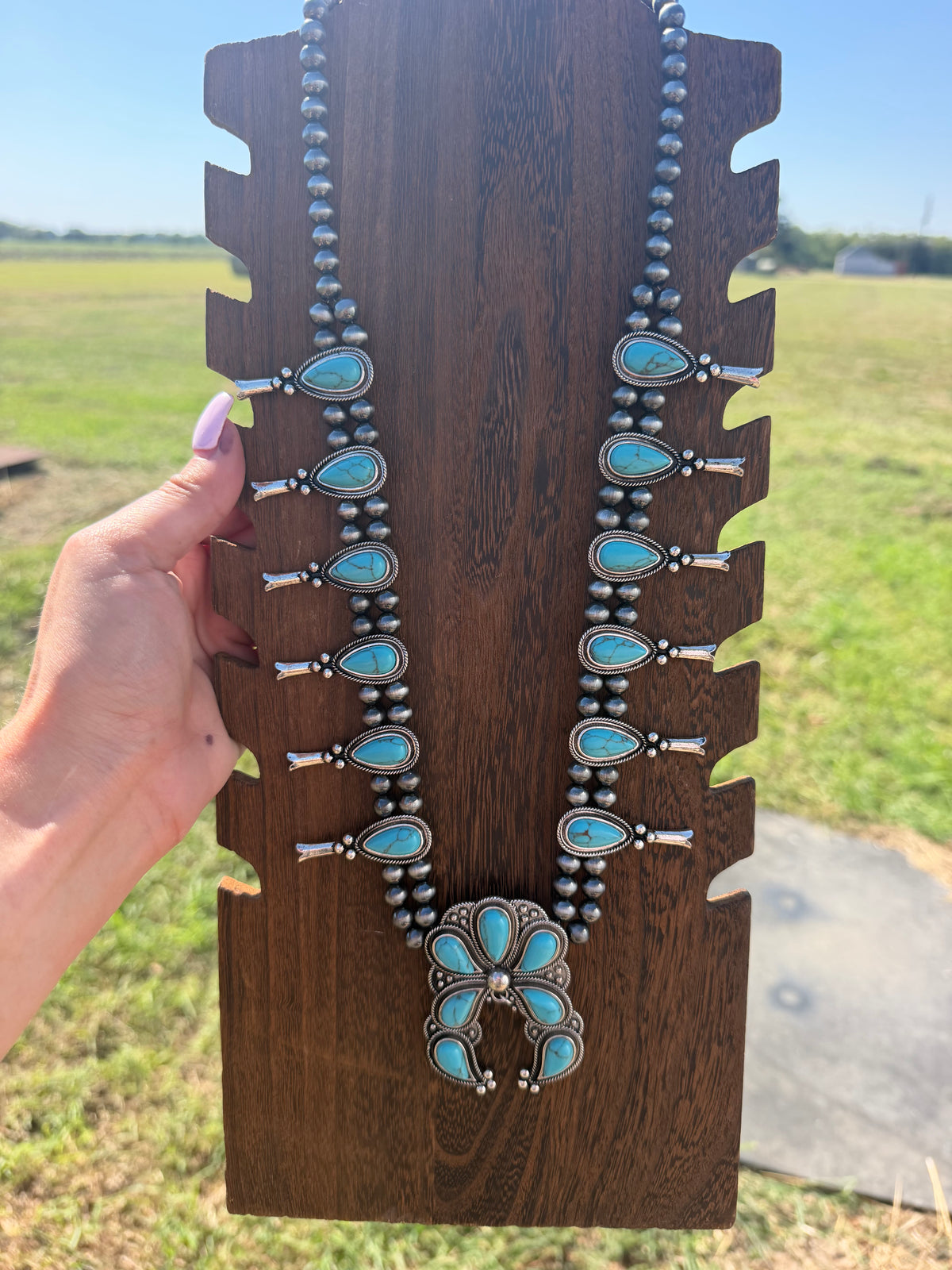 Turquoise Squash Necklace